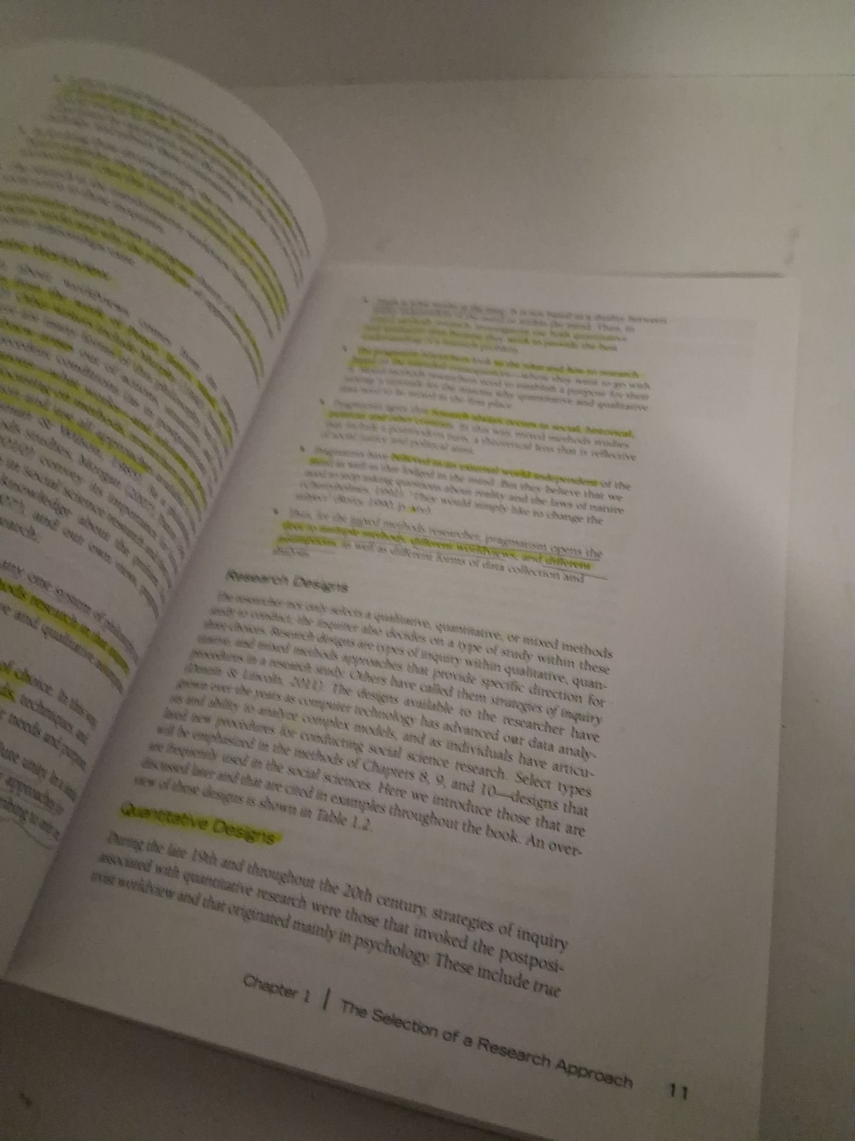 Research Design: Qualitative, Quantitative, and Mixed Methods Approach: Used