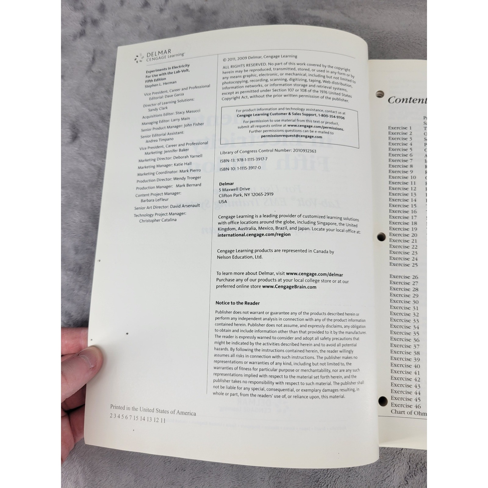 Experiments in Electricity for use with Lab-Volt 5th Edition Stephen L Herman