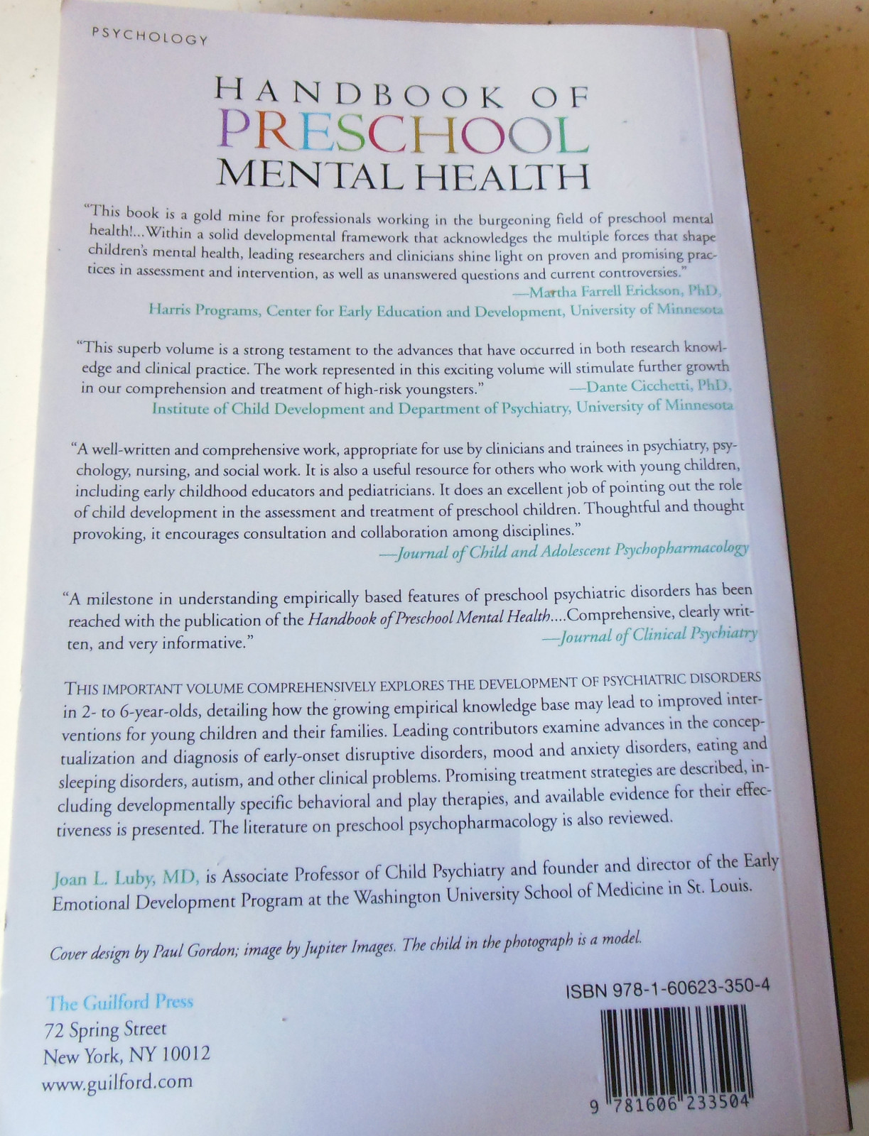 Handbook of Preschool Mental Health : Development, Disorders, and Treatment…