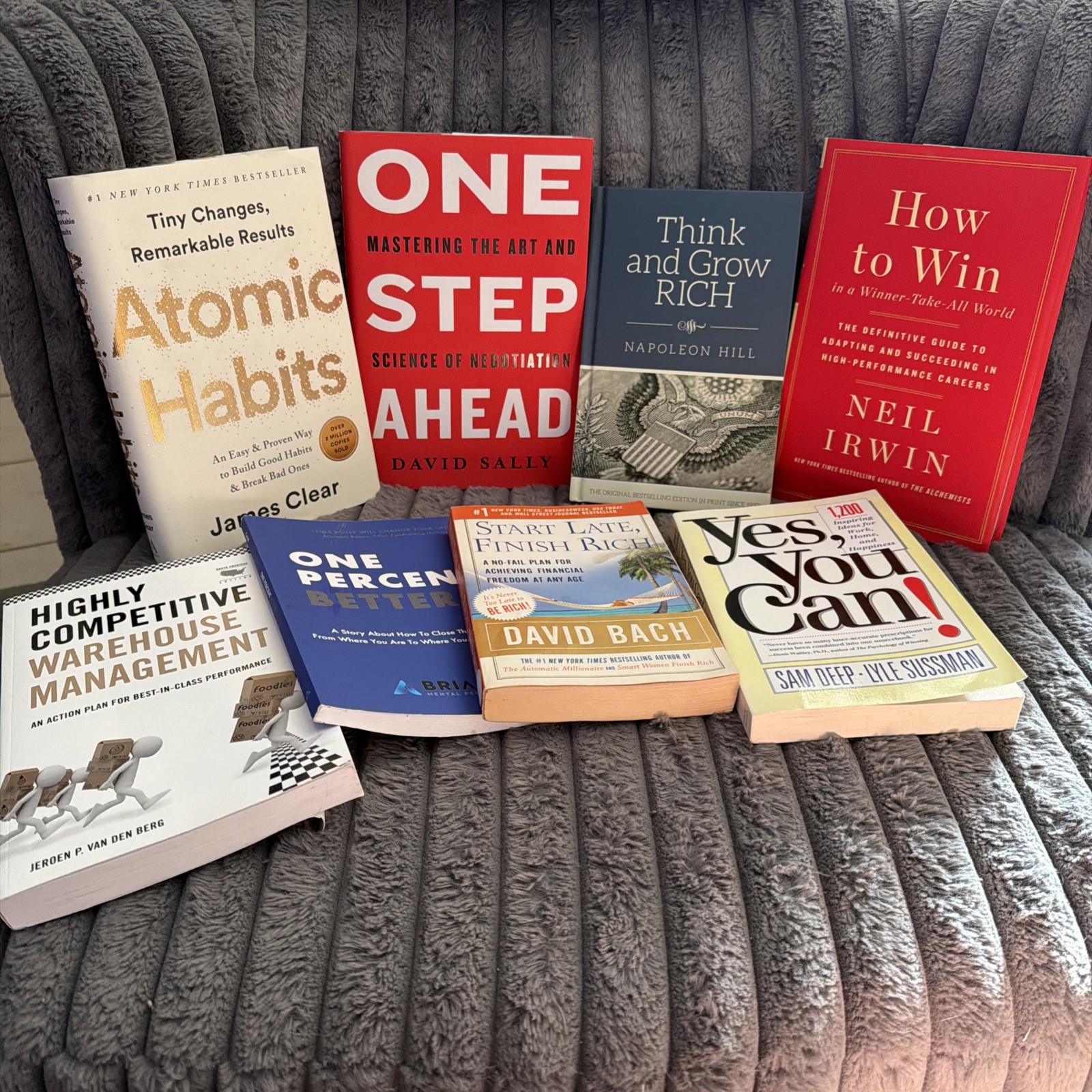 Large Bundle Of Self Help, Get Rich, Better Yourself Books Hardcover & Paperback