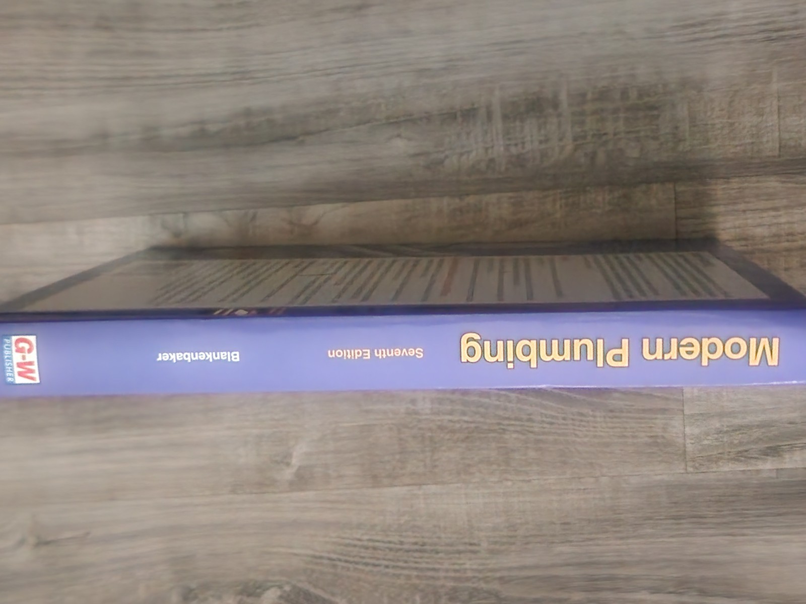 Modern Plumbing 7th Edition Blankenbaker Goodheart-Willcox Plumbing Textbook