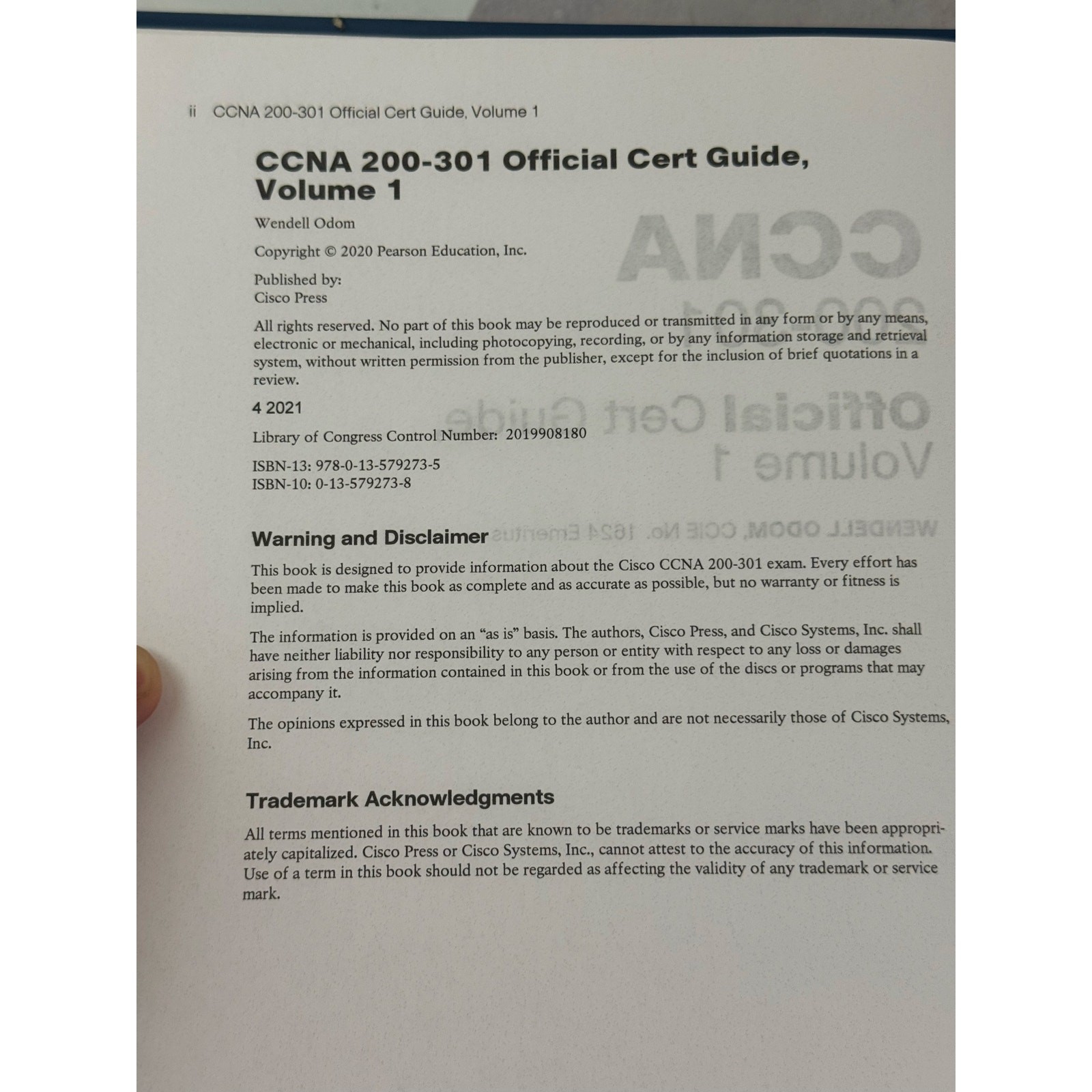 Official Cert Guide Ser.: CCNA 200-301 Official Cert Guide Library Vol. 1 and 2