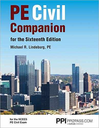 PPI PE Civil Companion for – Paperback, by Lindeburg PE Michael – Very Good q
