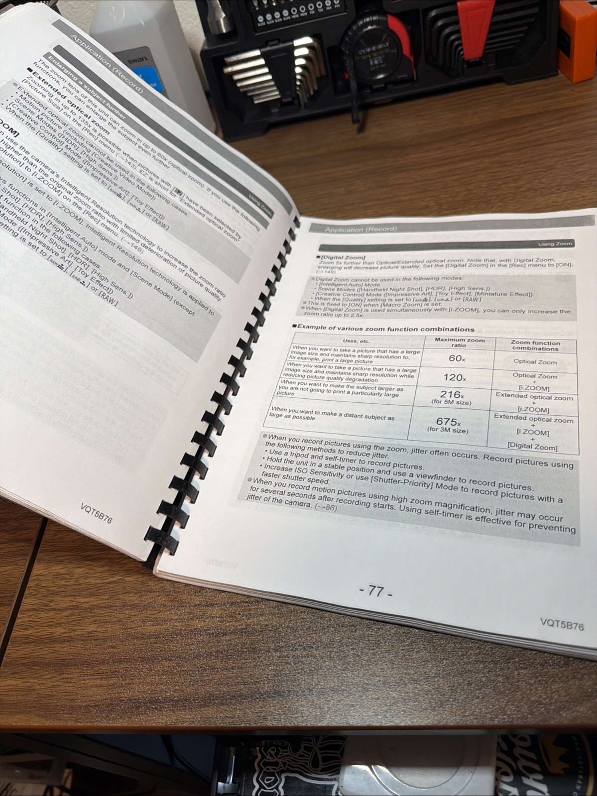 Panasonic Lumix DMC-FZ70 Advanced Owner’s Manual: 226 Pages & Protective READ