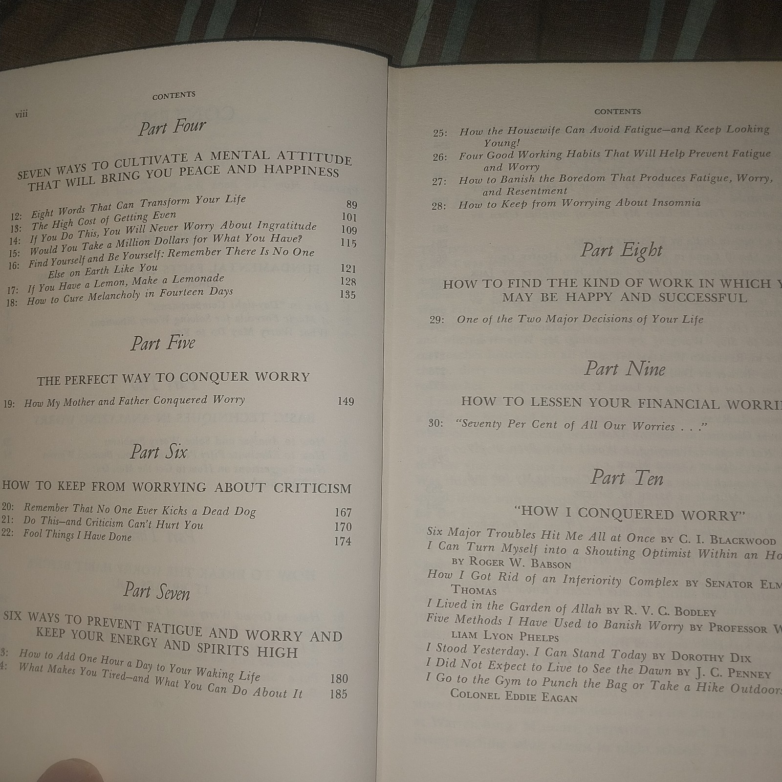 Dale Carnegie How to Stop Worrying and Start Living Hardcover First Edition
