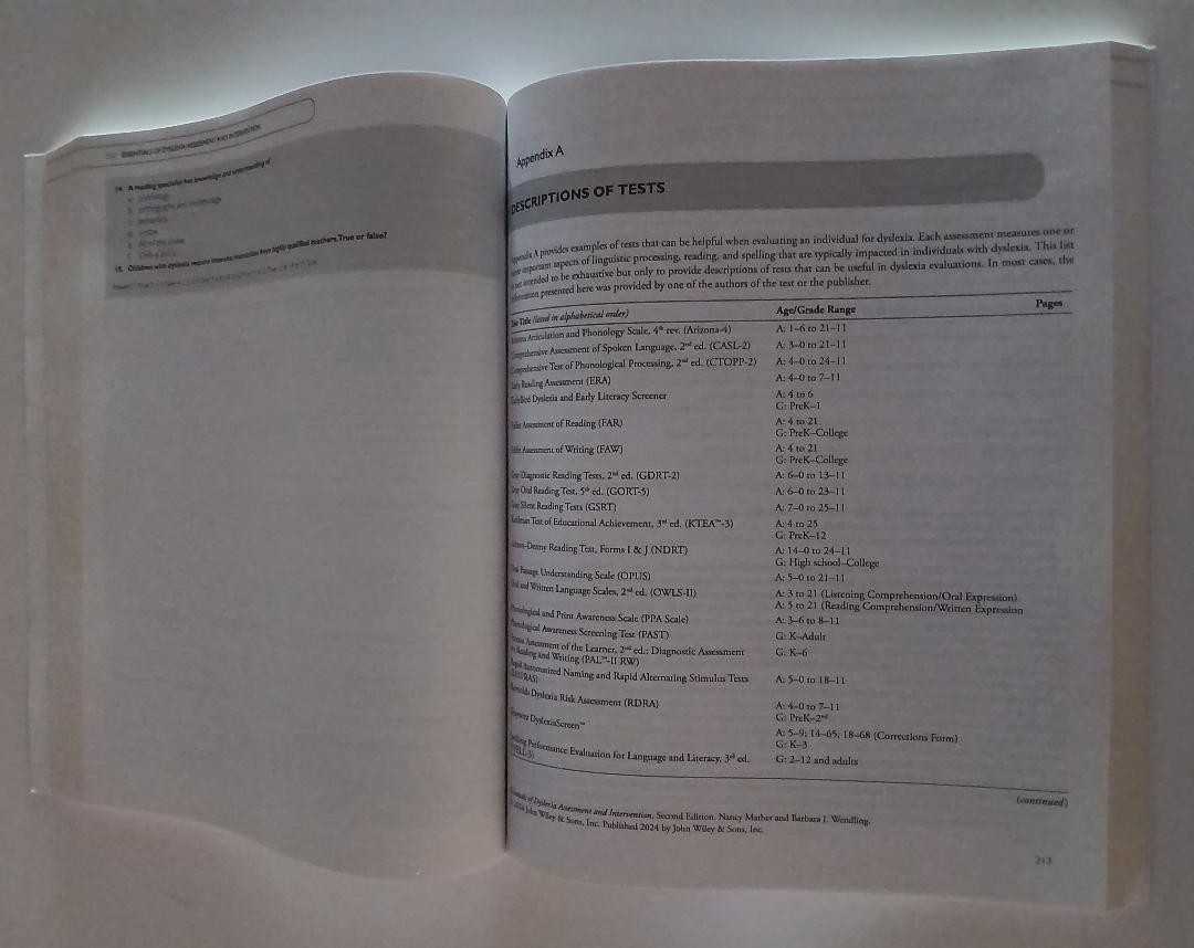 Essentials of Dyslexia Assessment and Intervention/Mather/PB/2024/2nd Ed/Good