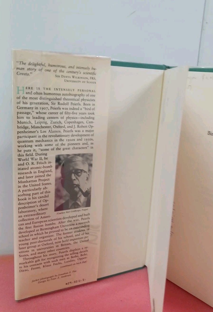 Bird of Passage: Recollections of a Physicist (Princeton Legacy Atomic Bomb HCDJ