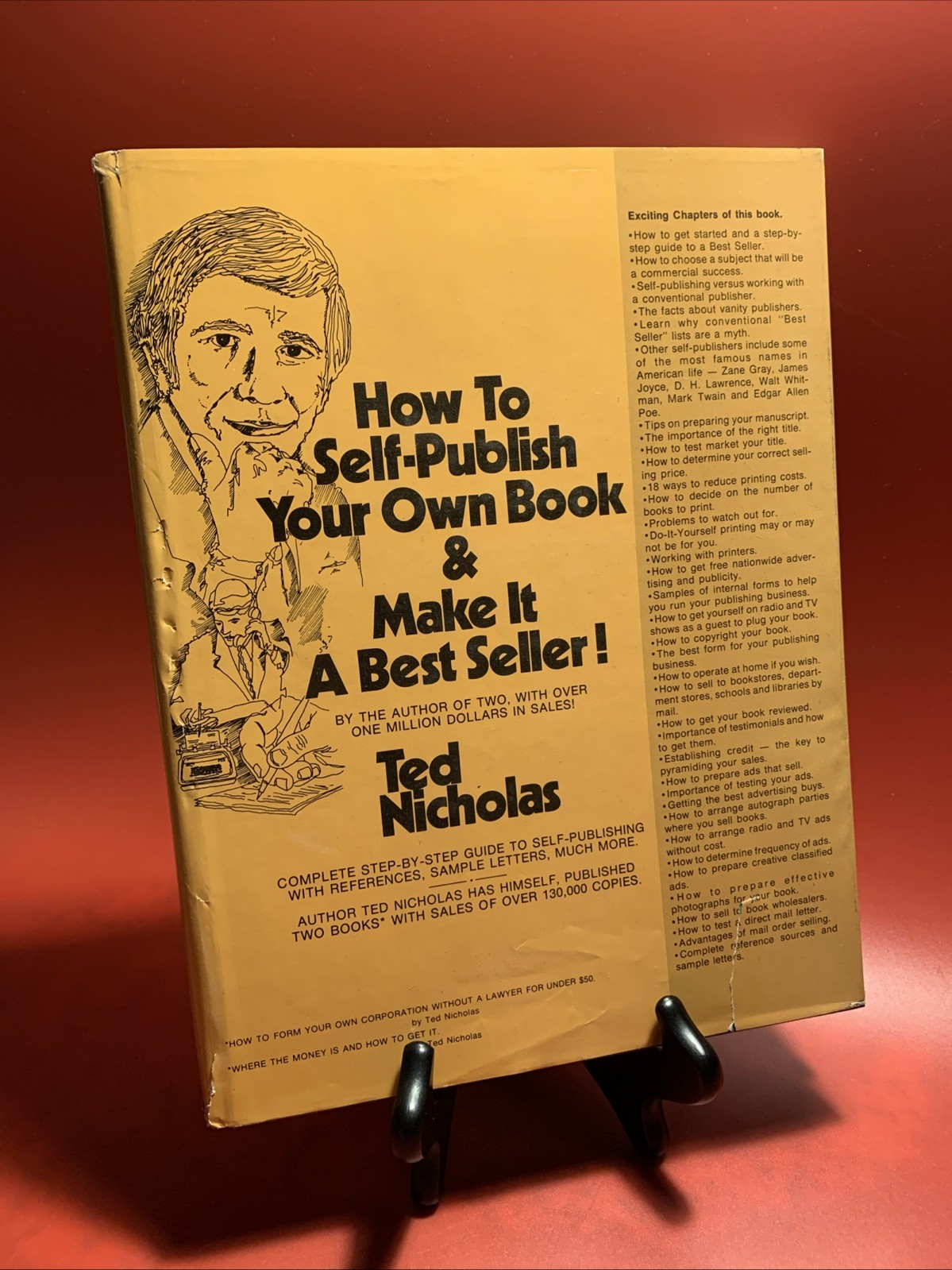 HOW TO SELF-PUBLISH YOUR OWN BOOK AND MAKE IT A BEST By Ted Nicholas – Hardcover