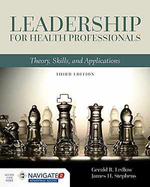 Leadership for Health – Paperback, by Ledlow Gerald (Jerry) – Good