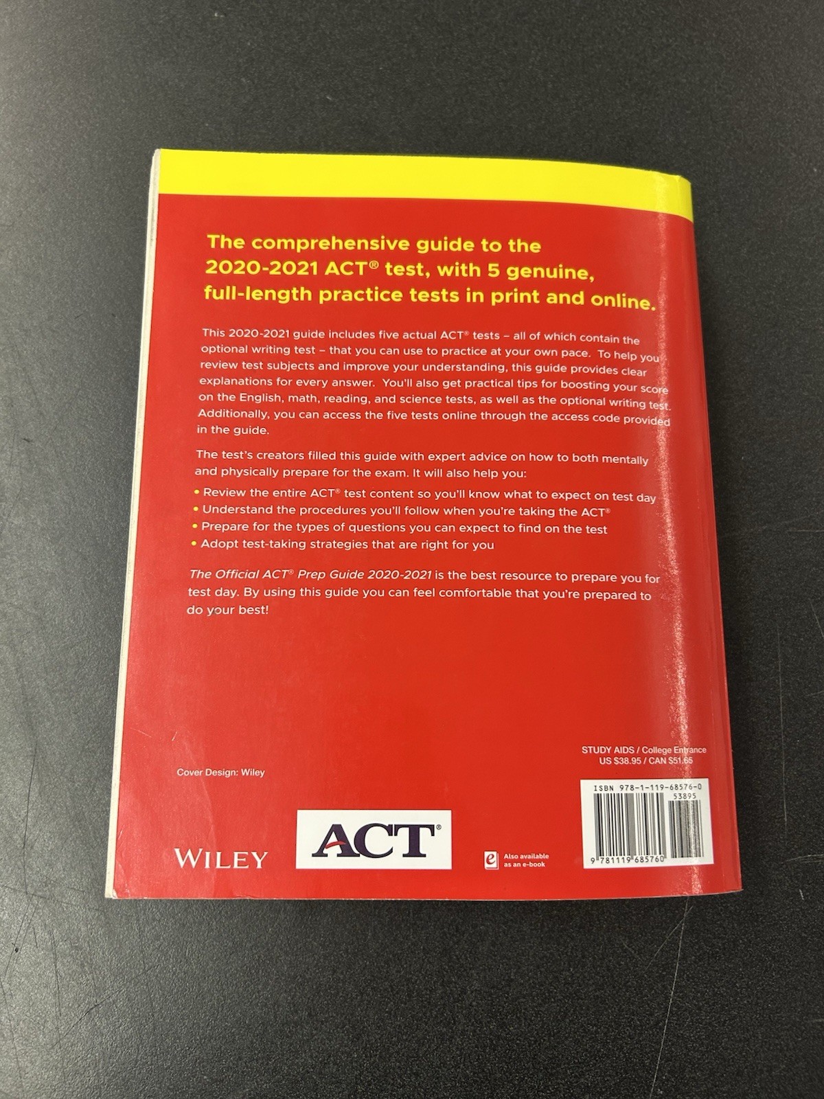 The Official ACT Prep Guide 2024-2025: Book + 9 Practice Tests + 400 Digital A52