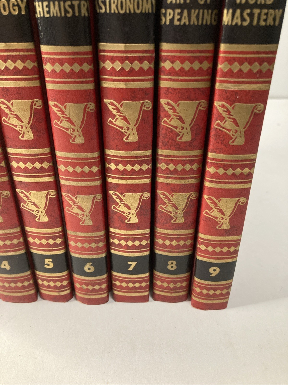 Vintage Book Set Made Simple Self Teaching Encyclopedia 2, 5, 6, 8, 9