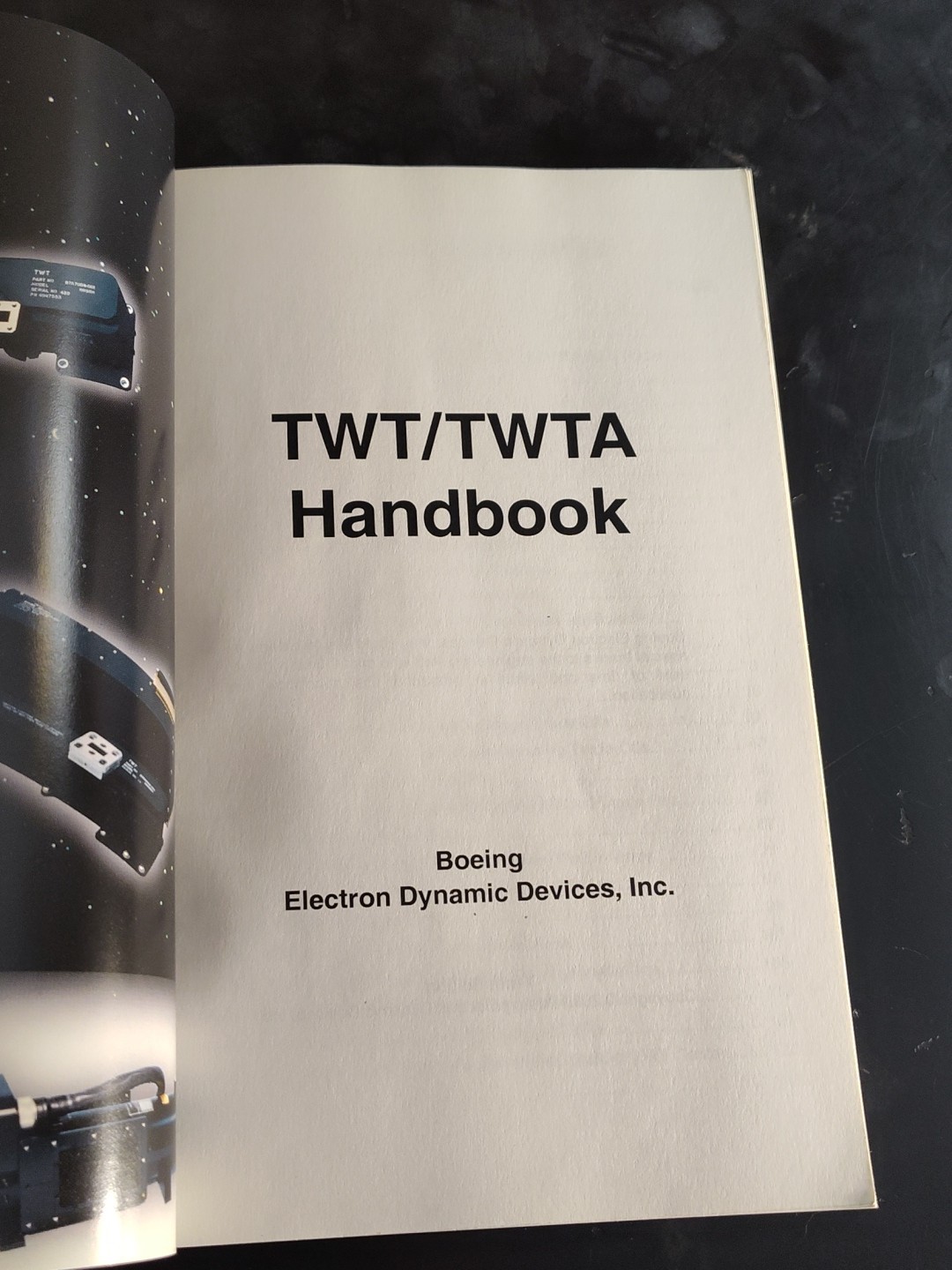 Rare TWT/TWTA Handbook RF Microwave Amplifier Guide Boeing Electron Dynamic