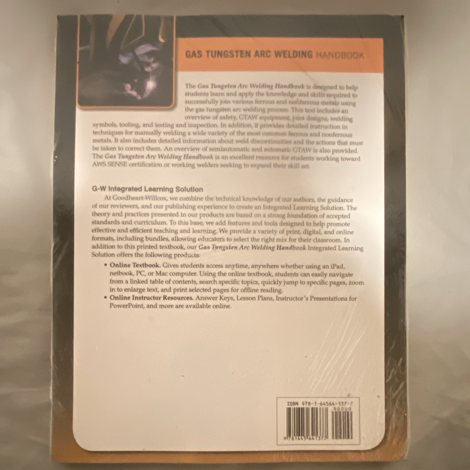Gas Tungsten Arc Welding Handbook 7th Ed by Minnick & Prosser, Goodheart-Willcox