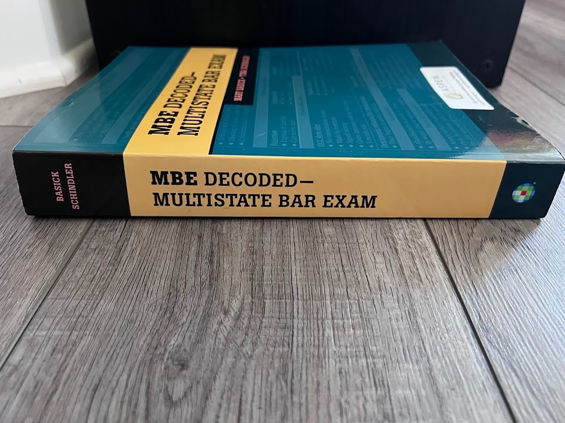 MBE Decoded Multistate Bar Exam Basick Schindler 2021 Bar Prep MBE Study Guide