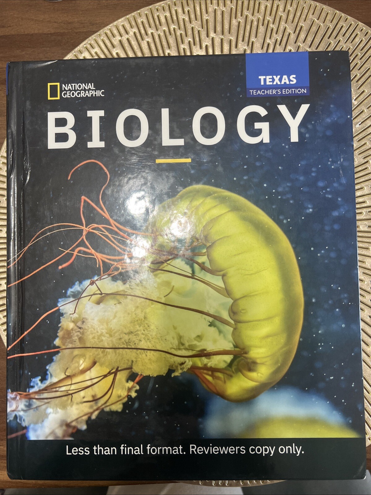 National Geographic, Biology, Teacher’s Edition 2024, Texas Edition