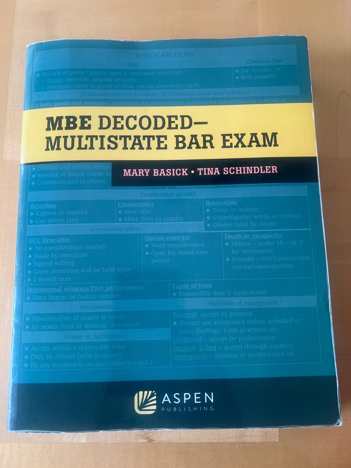 Bar Review Ser.: MBE Decoded : Multistate Bar Exam by Mary Basick and Tina…