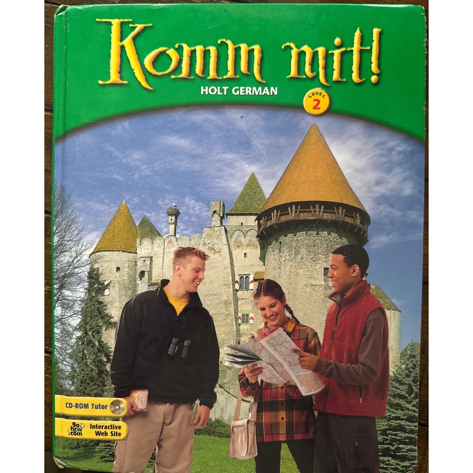 Komm Mit Holt German Level 2 Teacher Resource Lot Textbook VHS Guides