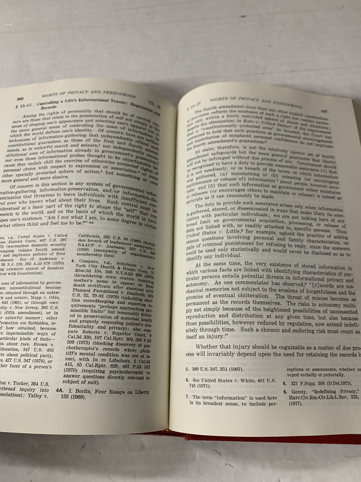 American Constitutional Law by Laurence H. Tribe The Foundation Press 1978
