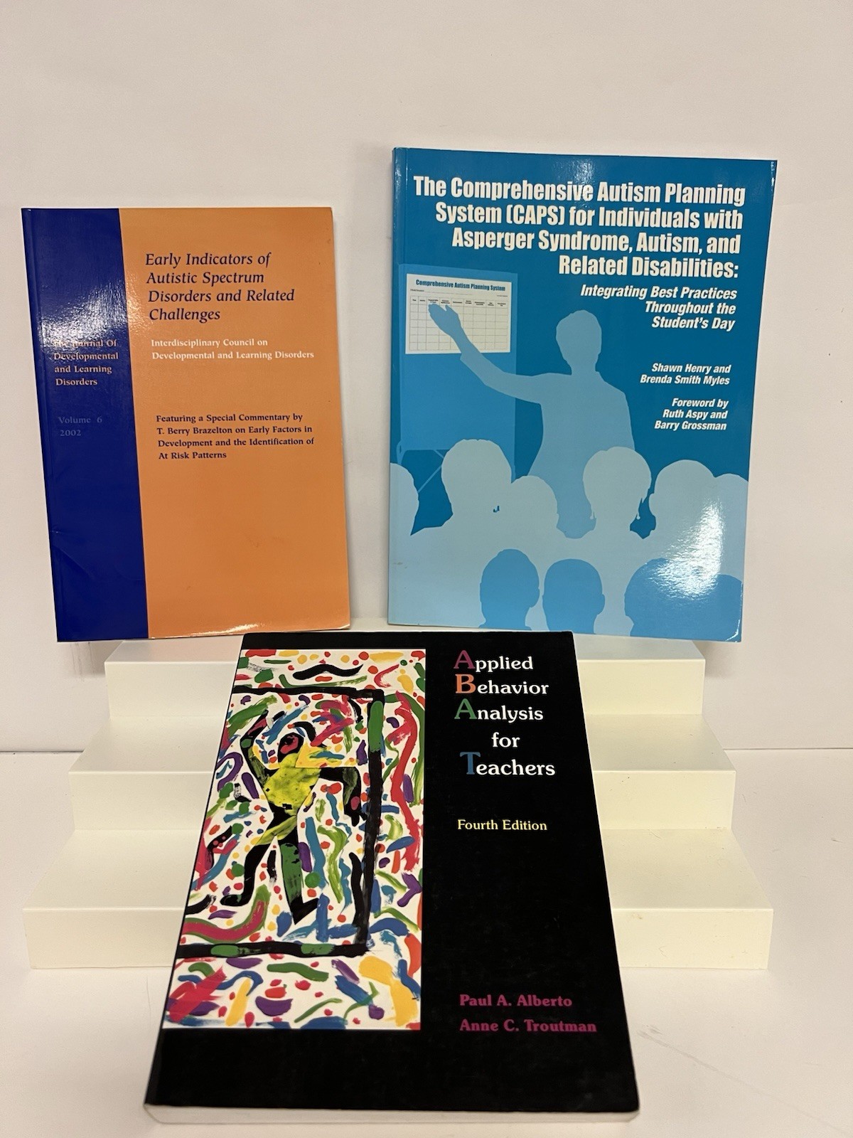 ABA Autism Education Book Lot CAPS Applied Behavior Analysis Teachers Special Ed