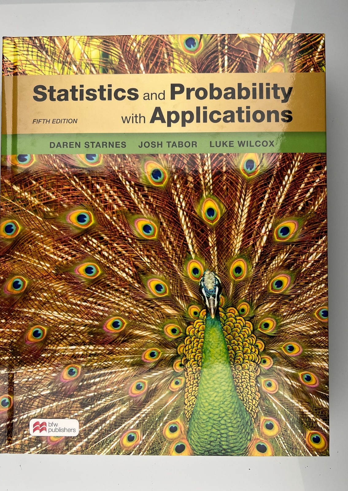 Bedford Statistics and Probability with Applications 5th Edition Hardcover New