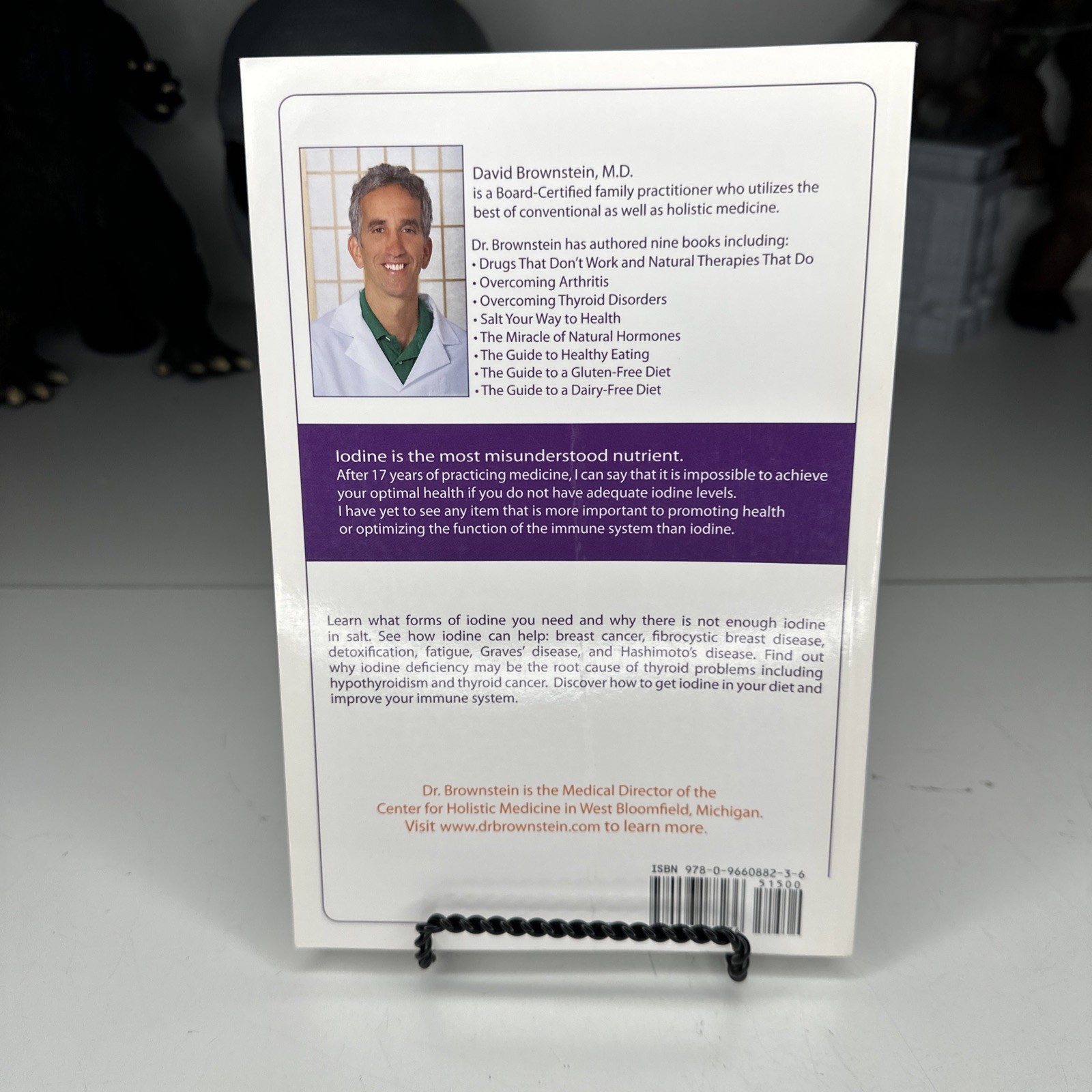 Iodine Why You Need It, Why You Can’t Live Without It David Brownstein MD 4th Ed