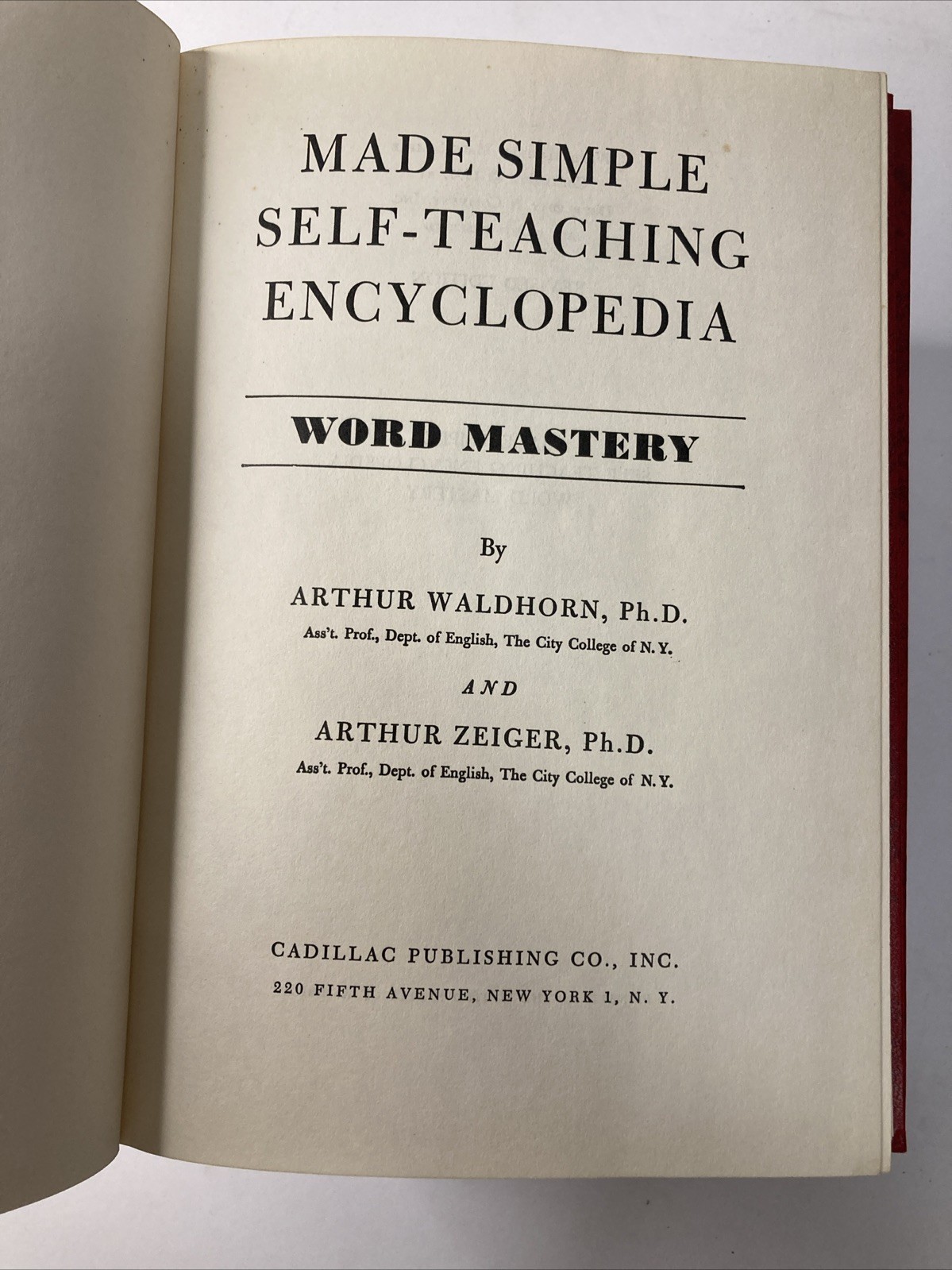 Vintage Book Set Made Simple Self Teaching Encyclopedia 2, 5, 6, 8, 9