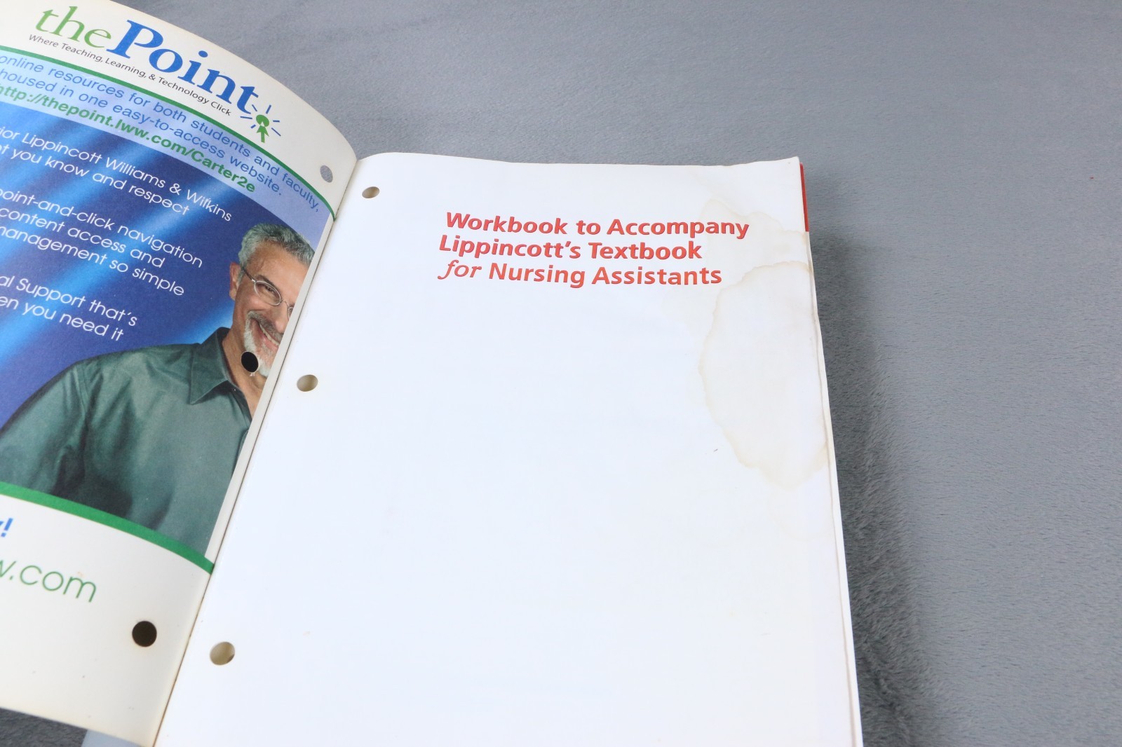 CNA Nursing Assistant Textbook & Workbook Bundle Lippincott Carter Training Set