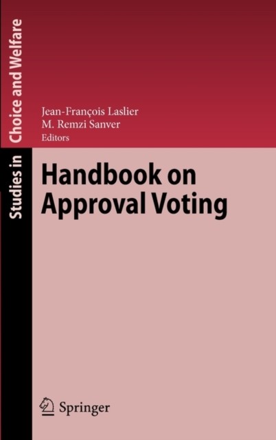 Laslier – Handbook on Approval Voting – New hardback or cased book – 7 – X555z