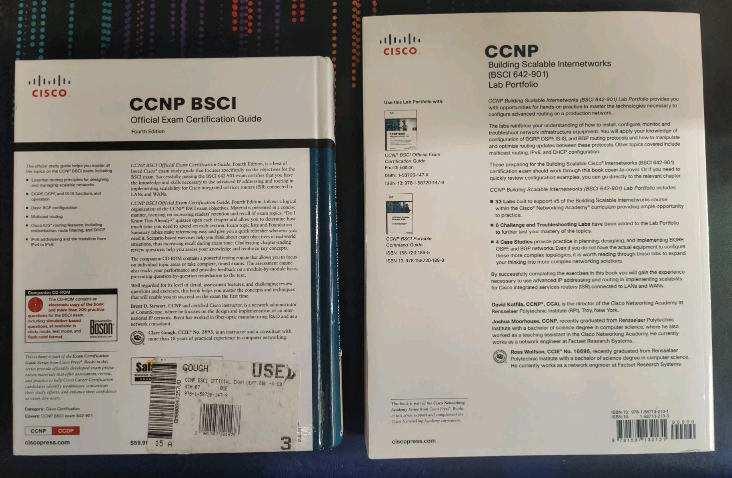 CCNA & CCNP Cisco Press Guides Set (2000s Editions) – See all pictures