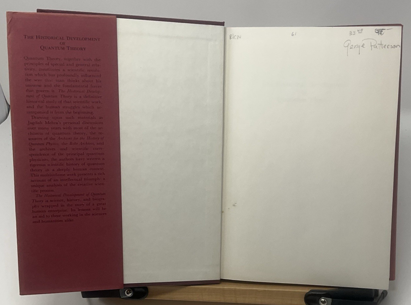 The Historical Development of Quantum Theory Volume 1 Part 2 F5