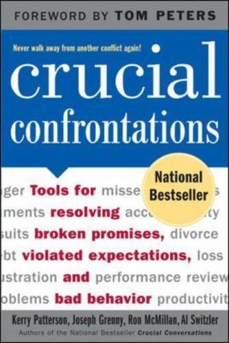 Crucial Confrontations: Tools for Resolvi- paperback, 0071446524, Patterson, new