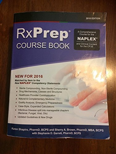 RxPrep Course Book: A Comprehe – Paperback – VERY GOOD