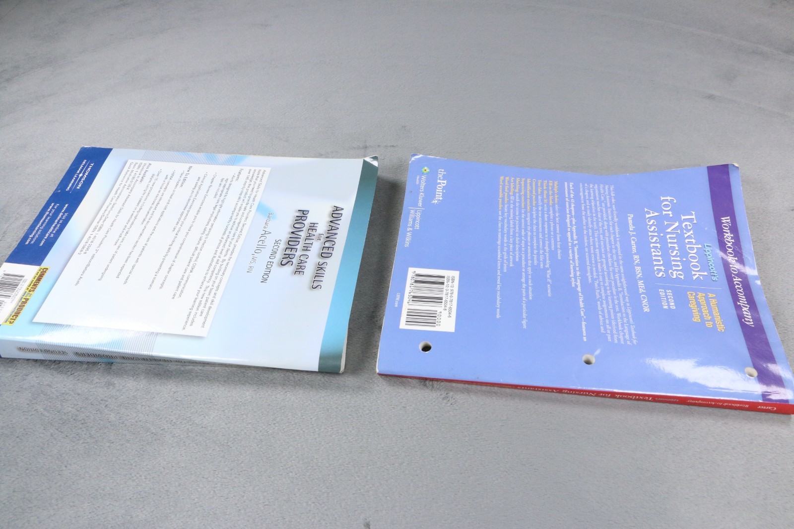 CNA Nursing Assistant Textbook & Workbook Bundle Lippincott Carter Training Set
