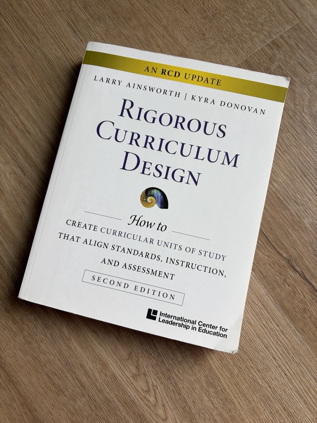Rigorous Curriculum Design : How to Create Curricular Units of Study That Align