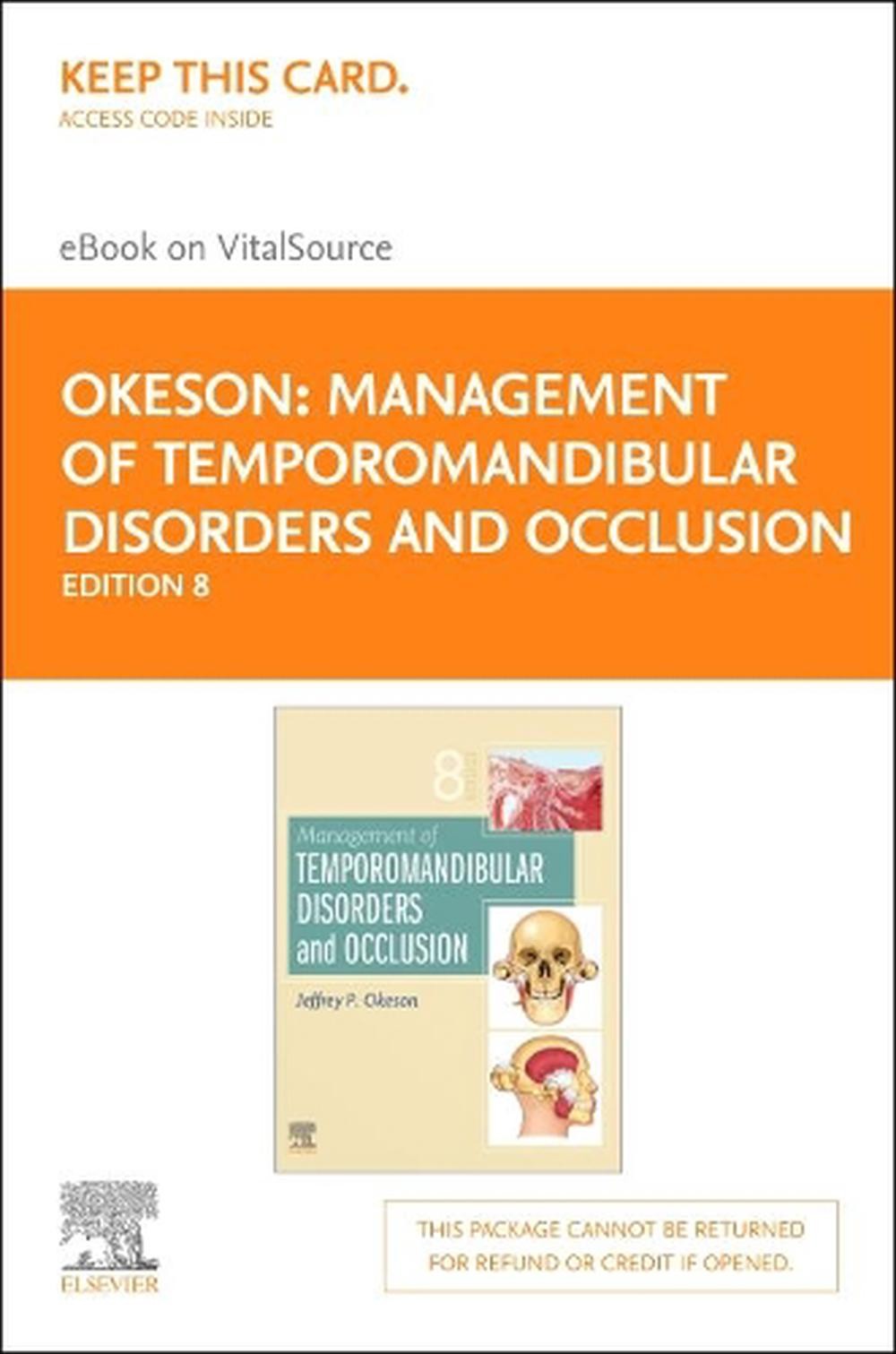 Management of Temporomandibular Disorders and Occlusion – Elsevier eBook on Vita