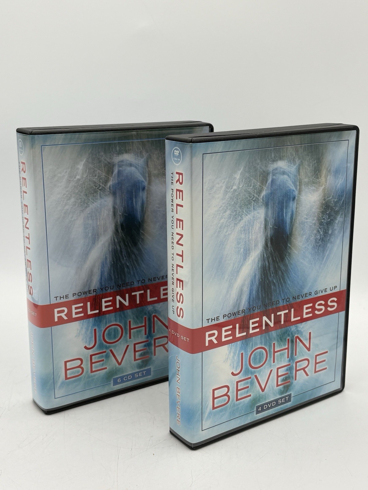 Relentless John Bevere Box Set Book 4 DVD & 6 CD Book and Study Guide