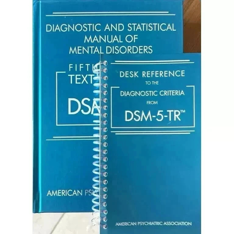 New DSM 5 TR Hardcover & Desk Reference Spiral bound Combo Pack USA Stock USPS