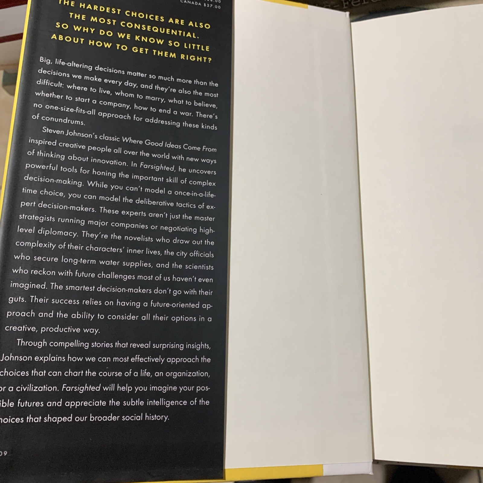 Farsighted : How We Make the Decisions That Matter the Most by Steven Johnson