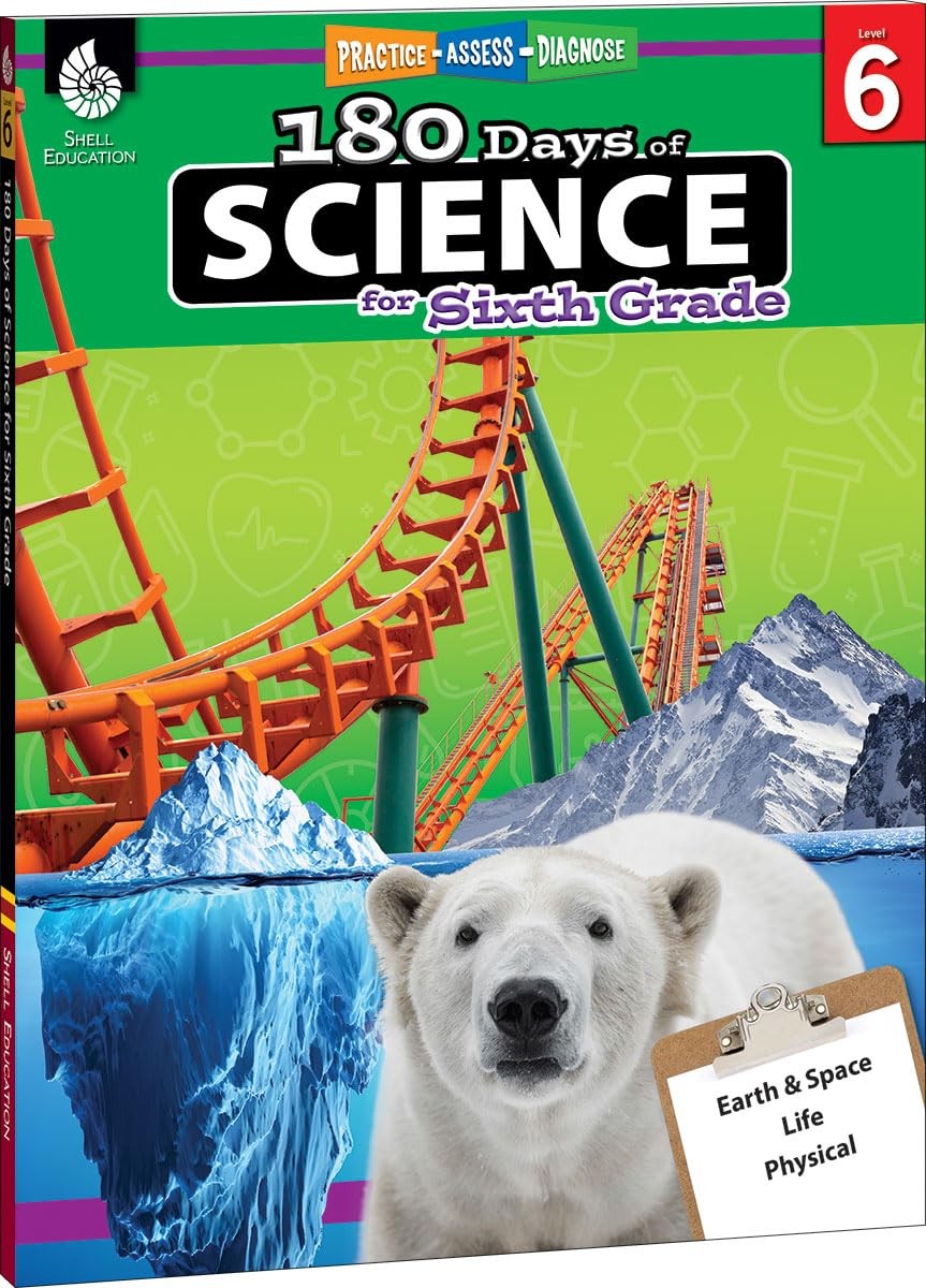 180 Days™: Science, Earth and Space Science for 6th Grade Practice Workboo…