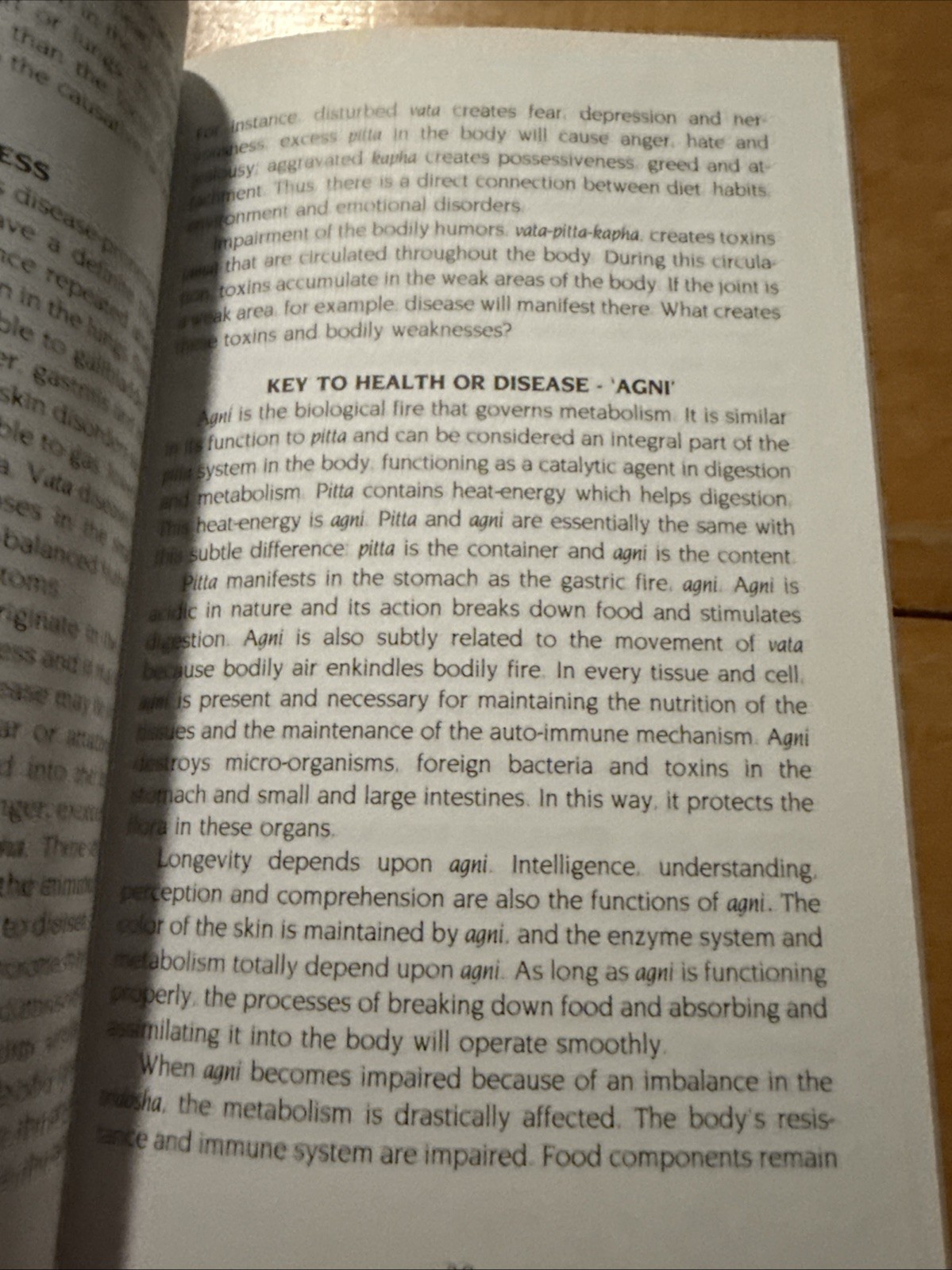 Ayurveda The Science of Self Healing by Vasant Lad PB 1990 Practical Guide VG++