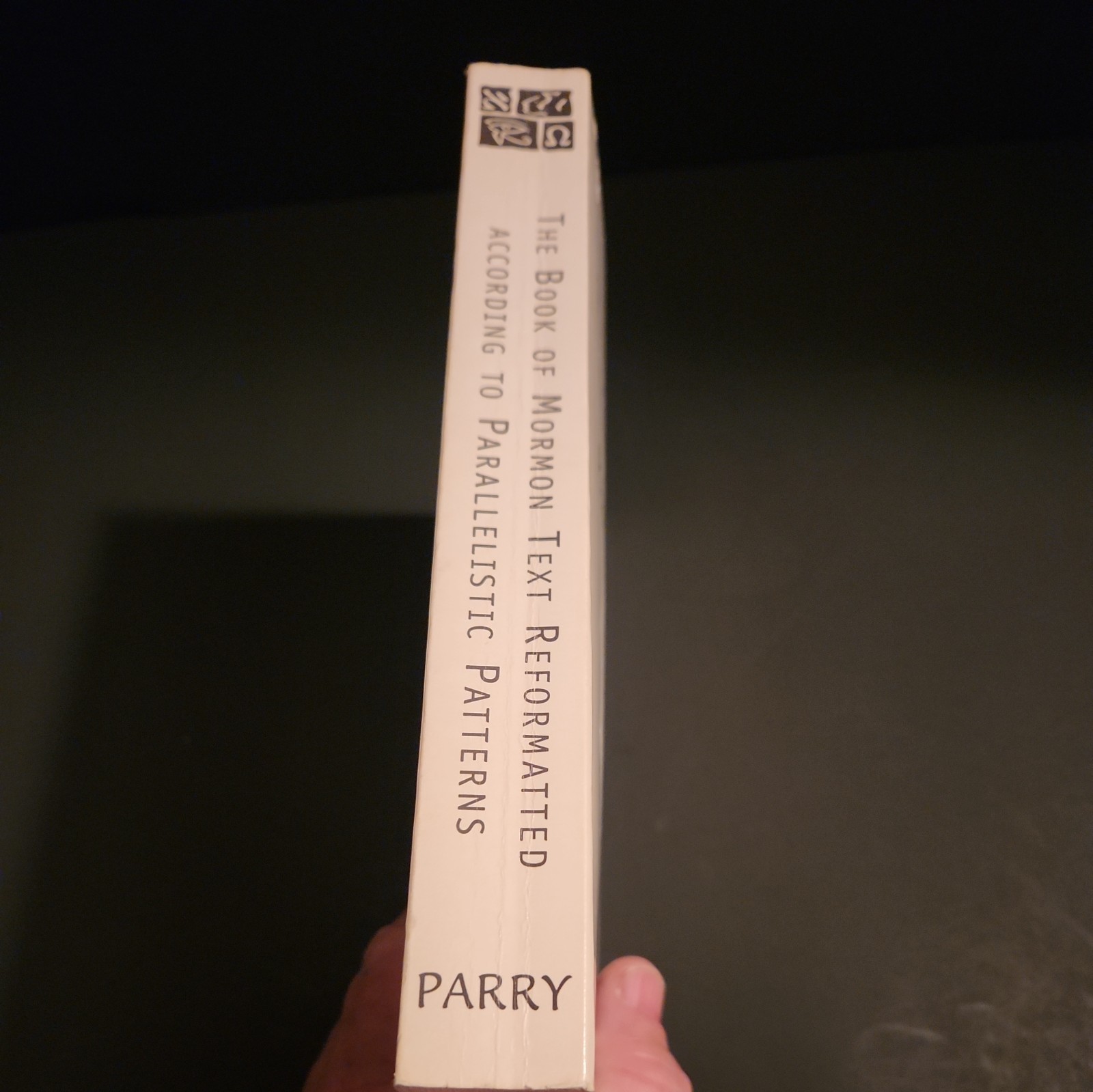 Book of Mormon | Text Reformatted According to Parallelistic Patterns FARMS 1992