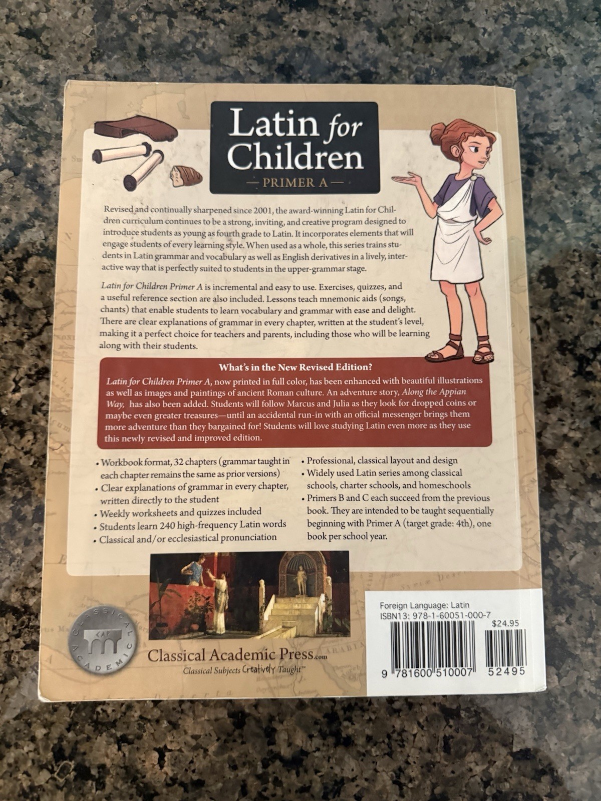 Classical Academic Press, Latin For Children, Primer A