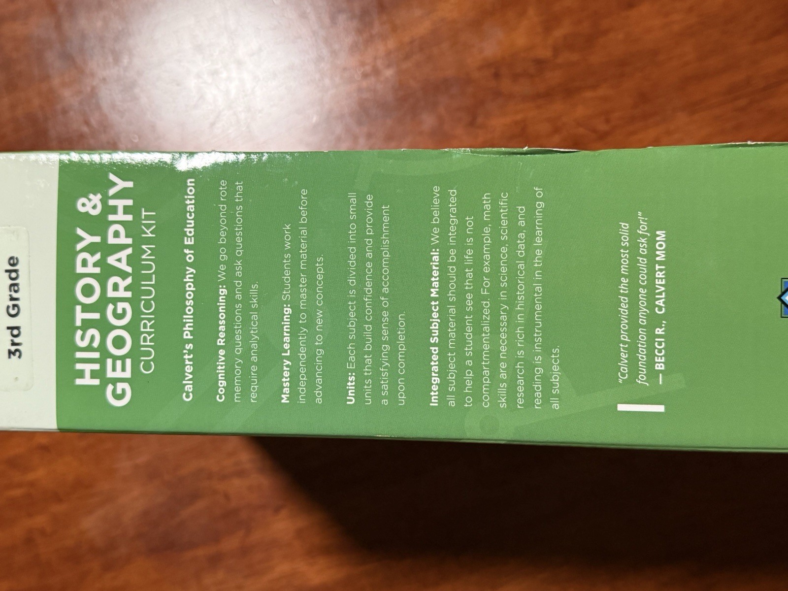 Calvert History & Geography Grade 3 Complete Set Unused New In Box Homeschool