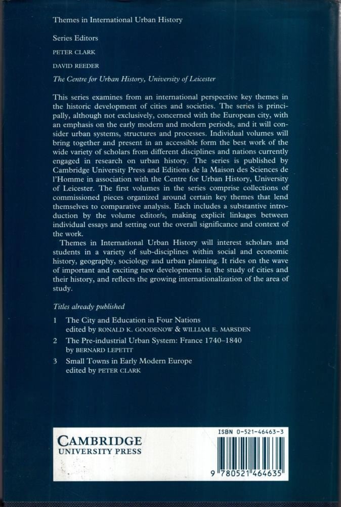 Small Towns in Early Modern Europe : Peter Clark