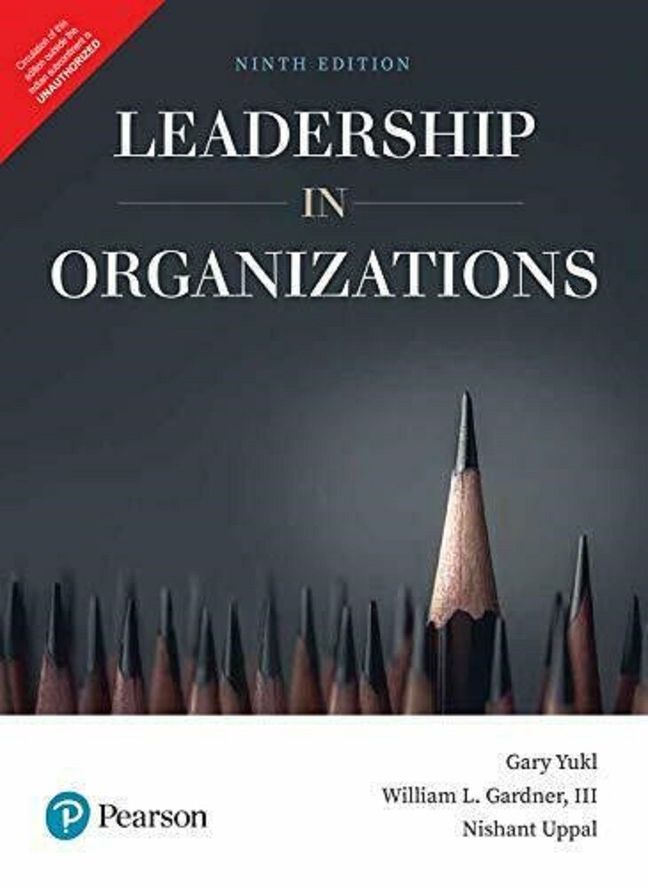 FAST SHIP Leadership in Organizations Ninth Edition 9th Edtn 9e By Gary A. Yukl