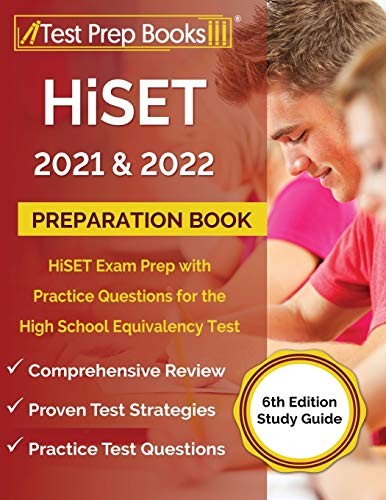HISET 2021 AND 2022 PREPARATION BOOK: HISET EXAM PREP WITH By Tpb Publishing