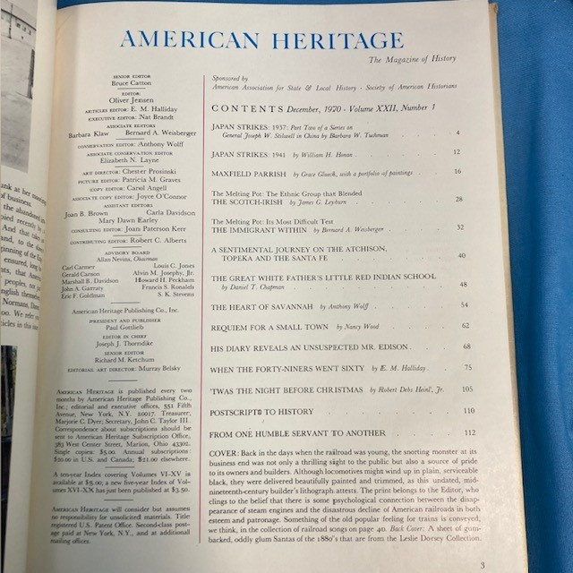 American Heritage, Hardcover Books, Apprx 100 pages each, 1970 – 1973 “YOU PICK”