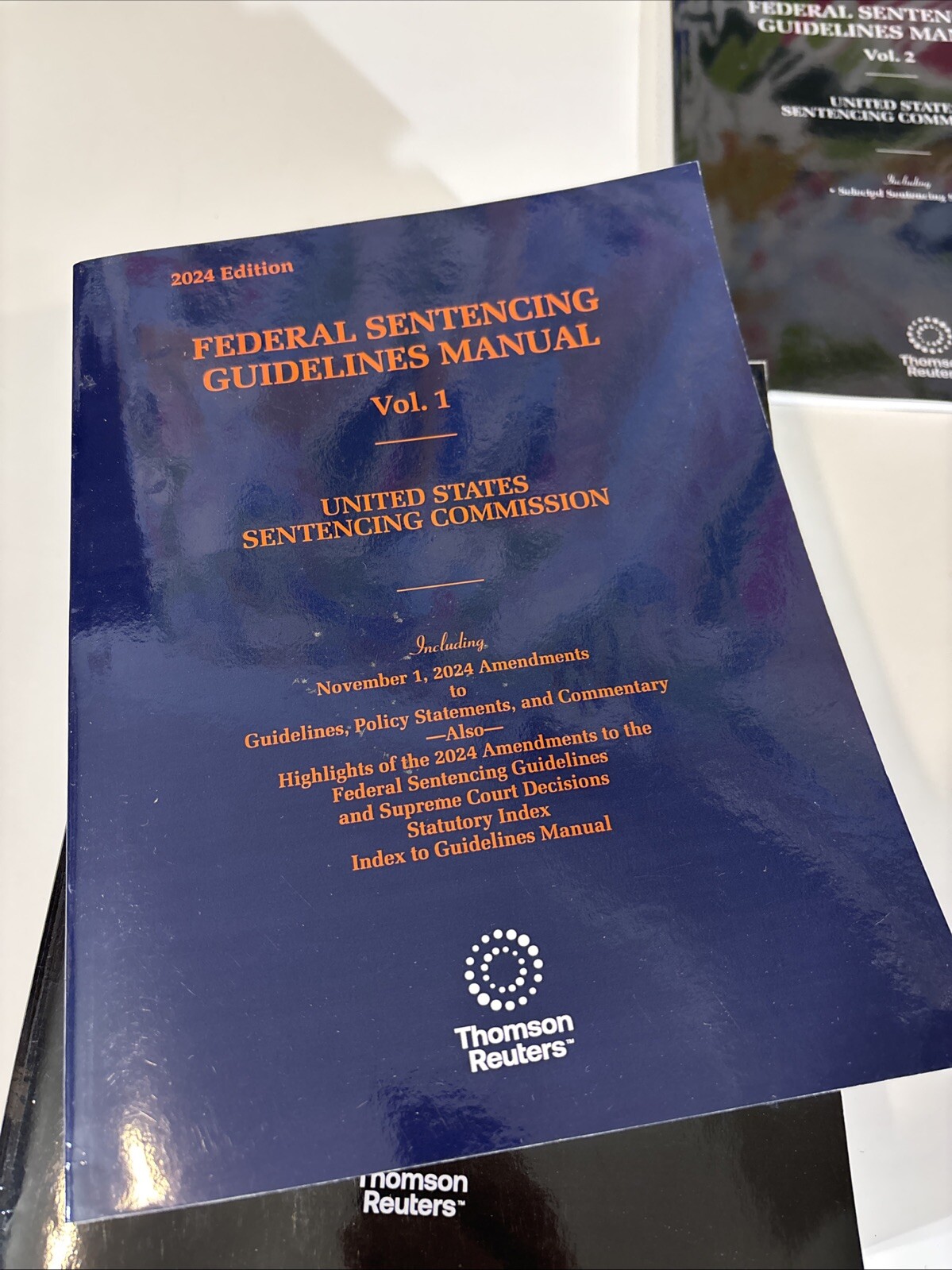Federal Sentencing Guidelines Manual 2024 Edition Complete Set Volumes 1-3