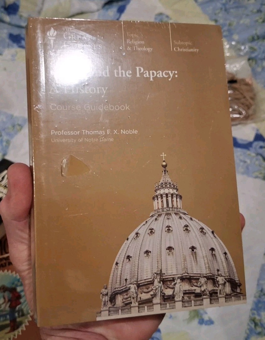 The Great Courses – Popes and the Papacy: A History – 4 DVDs + Guidebook – New