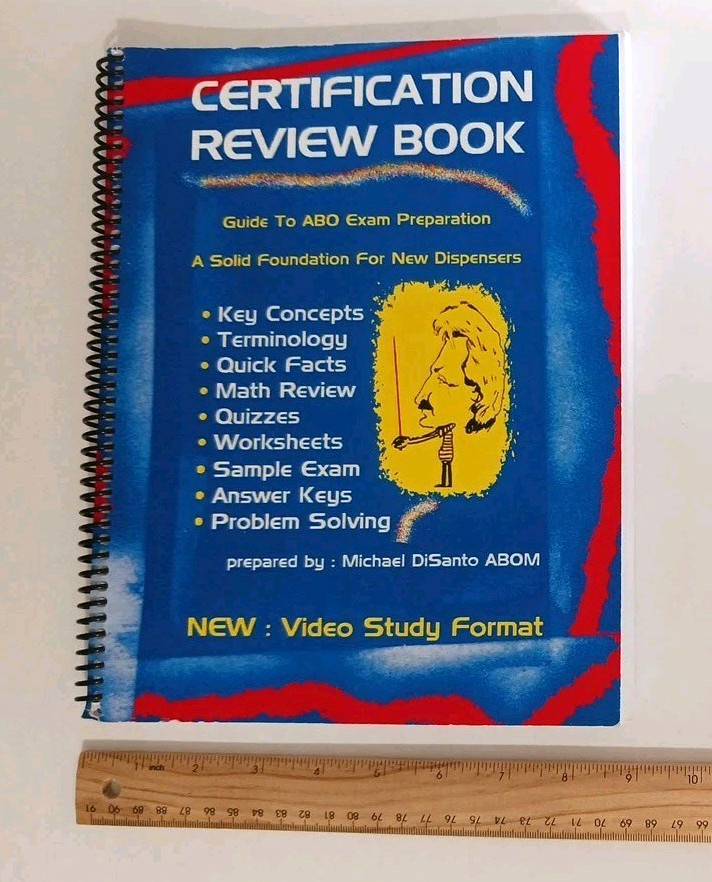 READ ABO Certification Review Book Optician Exam Prep Guide Book Only (No Video)